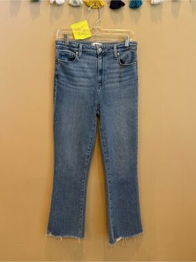 Paige “Claudine” Women’s Blue Denim Ankle Jeans